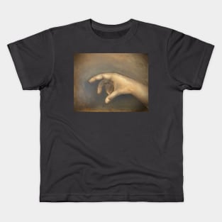 Portrait of A Hand Oil on Canvas Painting Kids T-Shirt